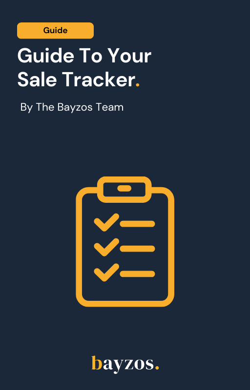 Guide to your Sale Tracker