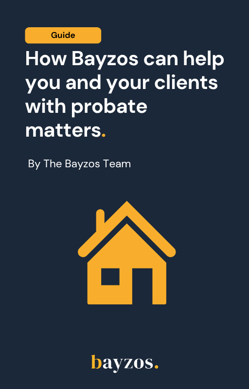 Probate matters guide cover